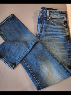 American Eagle Slim Straight Men's Blue Denim Jeans Size 29X32